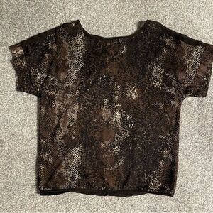 Danier snake print tee